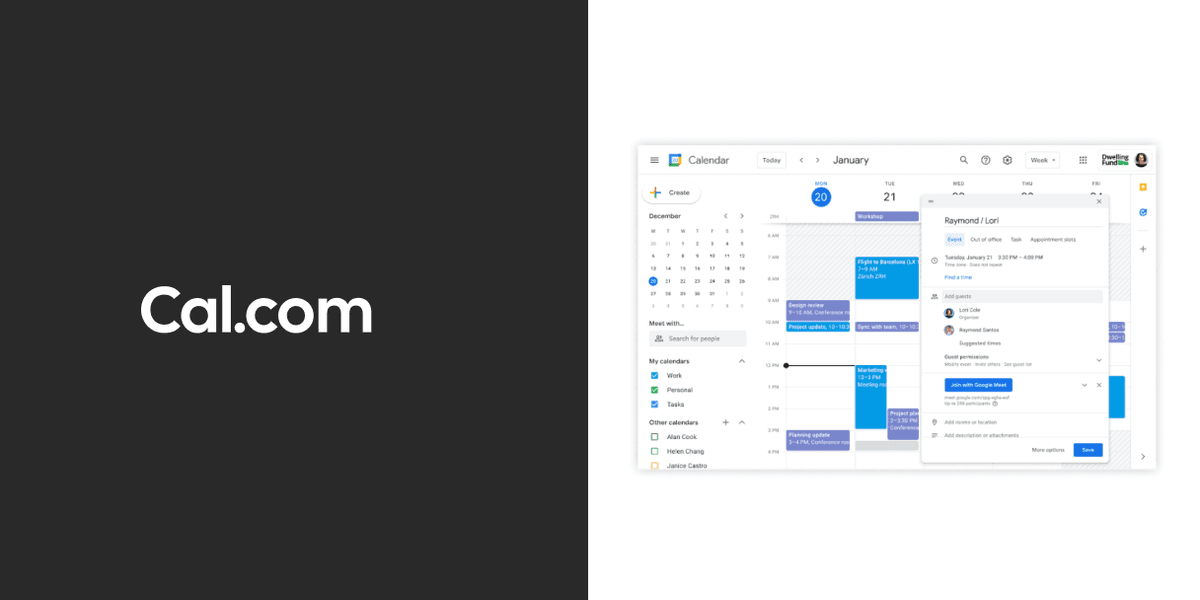 Calendly alternatives for Google Calendar Cal com Blog