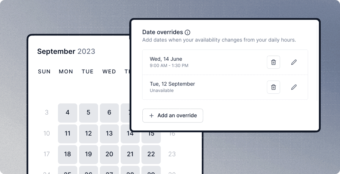 Mastering Cal.com: Date Overrides vs. Out-of-Office Settings