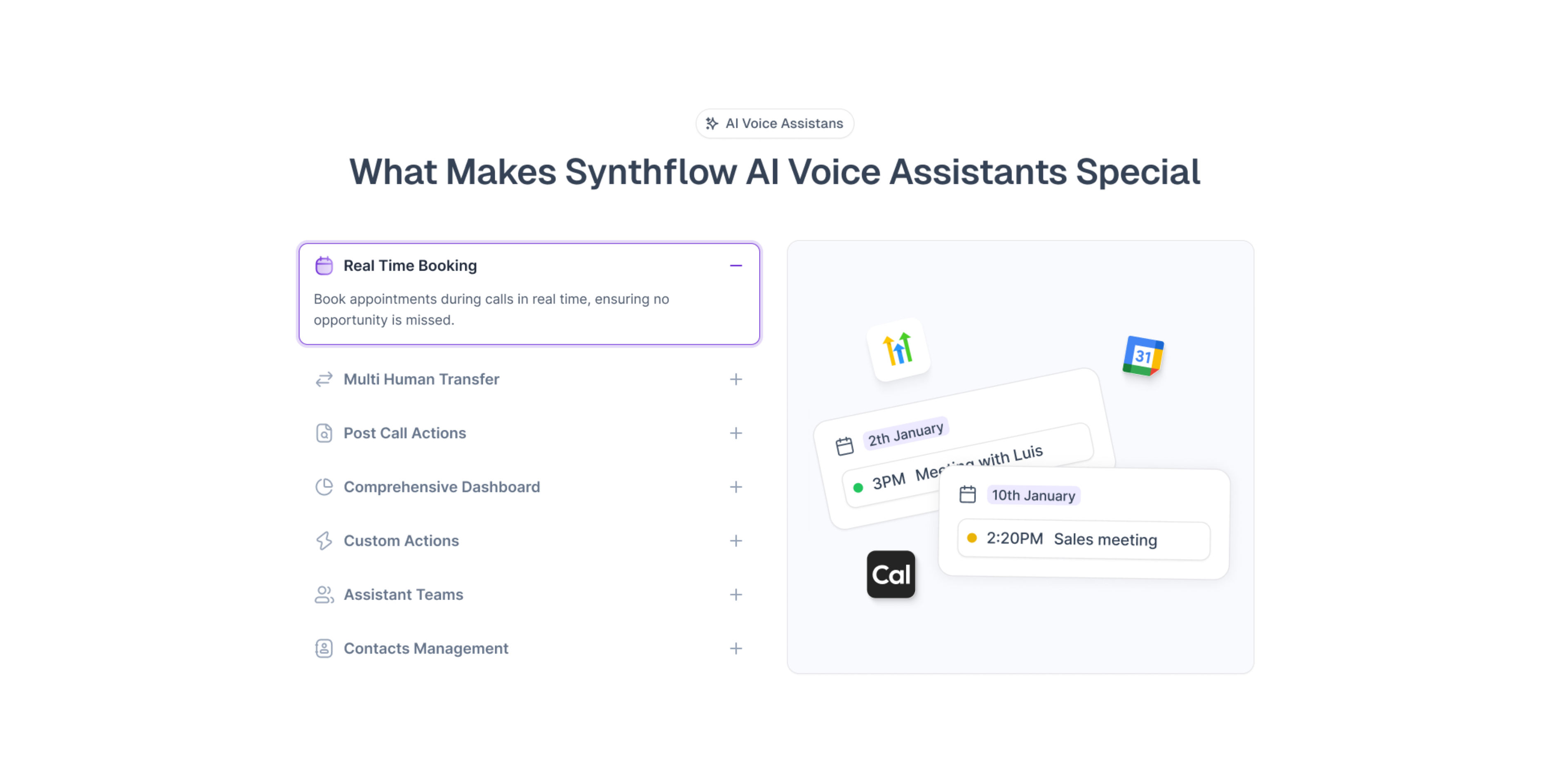 Cal.com and Synthflow: The future of AI-powered scheduling