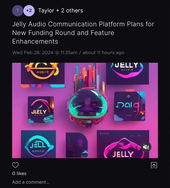 Screenshot of app Jelly