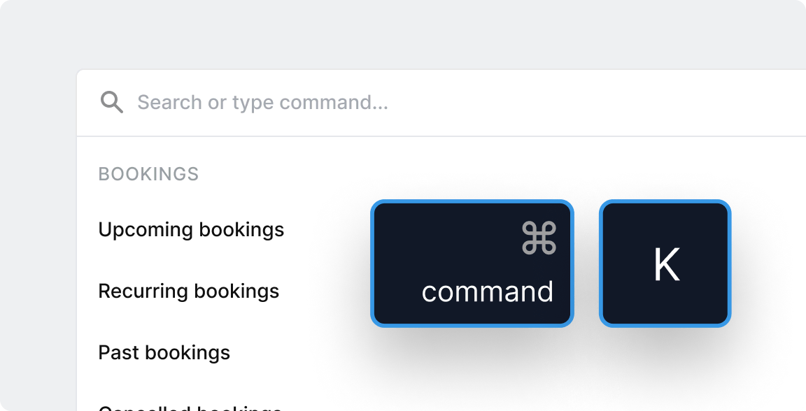 command-k