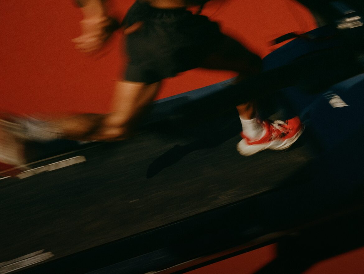People working out at an outdoor gym